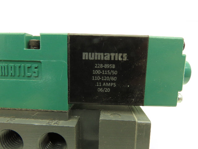Numatics 153SS43AK046T30 Pneumatic Air Valve & Base Assembly 3/8"NPT Ports