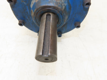 Worm Gearbox Horizontal Drive Dual Output 15:1 Reducer 1" Solid Input Shaft