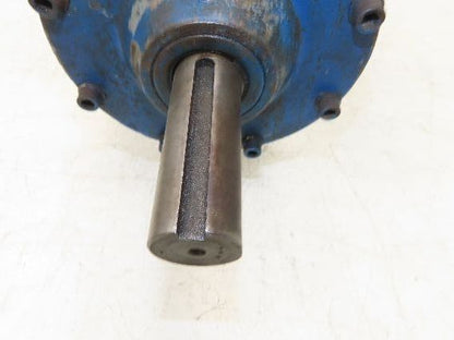 Worm Gearbox Horizontal Drive Dual Output 15:1 Reducer 1" Solid Input Shaft