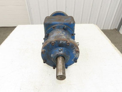 Worm Gearbox Horizontal Drive Dual Output 15:1 Reducer 1" Solid Input Shaft