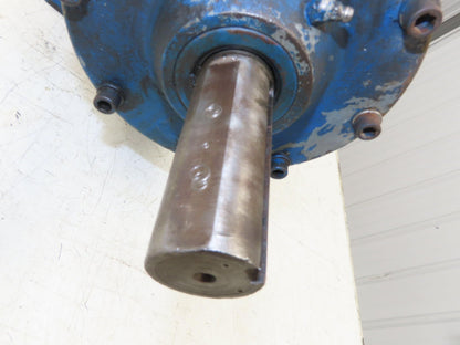 Worm Gearbox Horizontal Drive Dual Output 15:1 Reducer 1" Solid Input Shaft