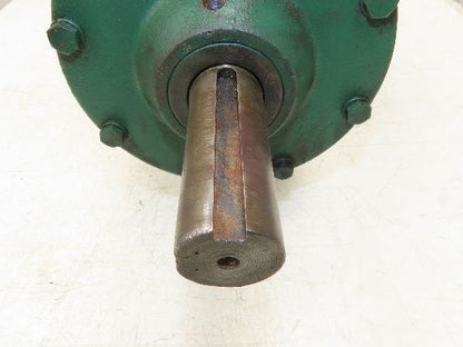 Worm Gearbox Horizontal Drive Dual Output 7.5:1 Reducer 1" Solid Input Shaft