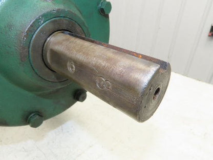 Worm Gearbox Horizontal Drive Dual Output 7.5:1 Reducer 1" Solid Input Shaft