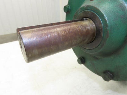 Worm Gearbox Horizontal Drive Dual Output 7.5:1 Reducer 1" Solid Input Shaft