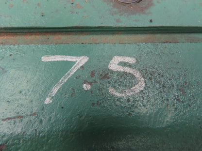 Worm Gearbox Horizontal Drive Dual Output 7.5:1 Reducer 1" Solid Input Shaft