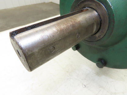 Worm Gearbox Horizontal Drive Dual Output 7.5:1 Reducer 1" Solid Input Shaft