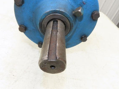 Worm Gearbox Horizontal Drive Dual Output 15:1 Reducer 1" Solid Input Shaft