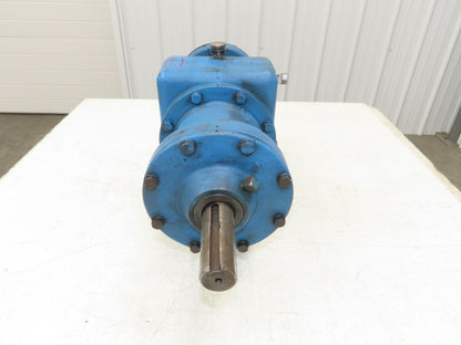 Worm Gearbox Horizontal Drive Dual Output 15:1 Reducer 1" Solid Input Shaft