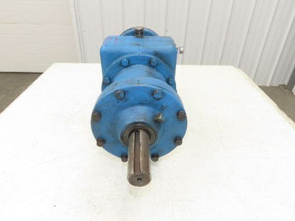 Worm Gearbox Horizontal Drive Dual Output 15:1 Reducer 1" Solid Input Shaft