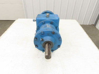 Worm Gearbox Horizontal Drive Dual Output 15:1 Reducer 1" Solid Input Shaft
