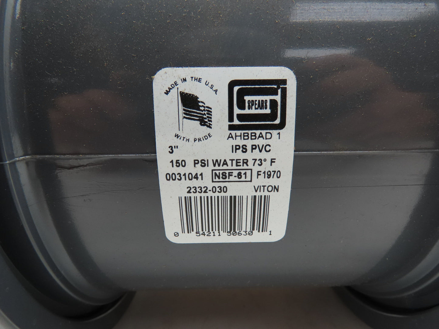 Spears 2332-030 True Union Ball Valve Socket 3" PVC