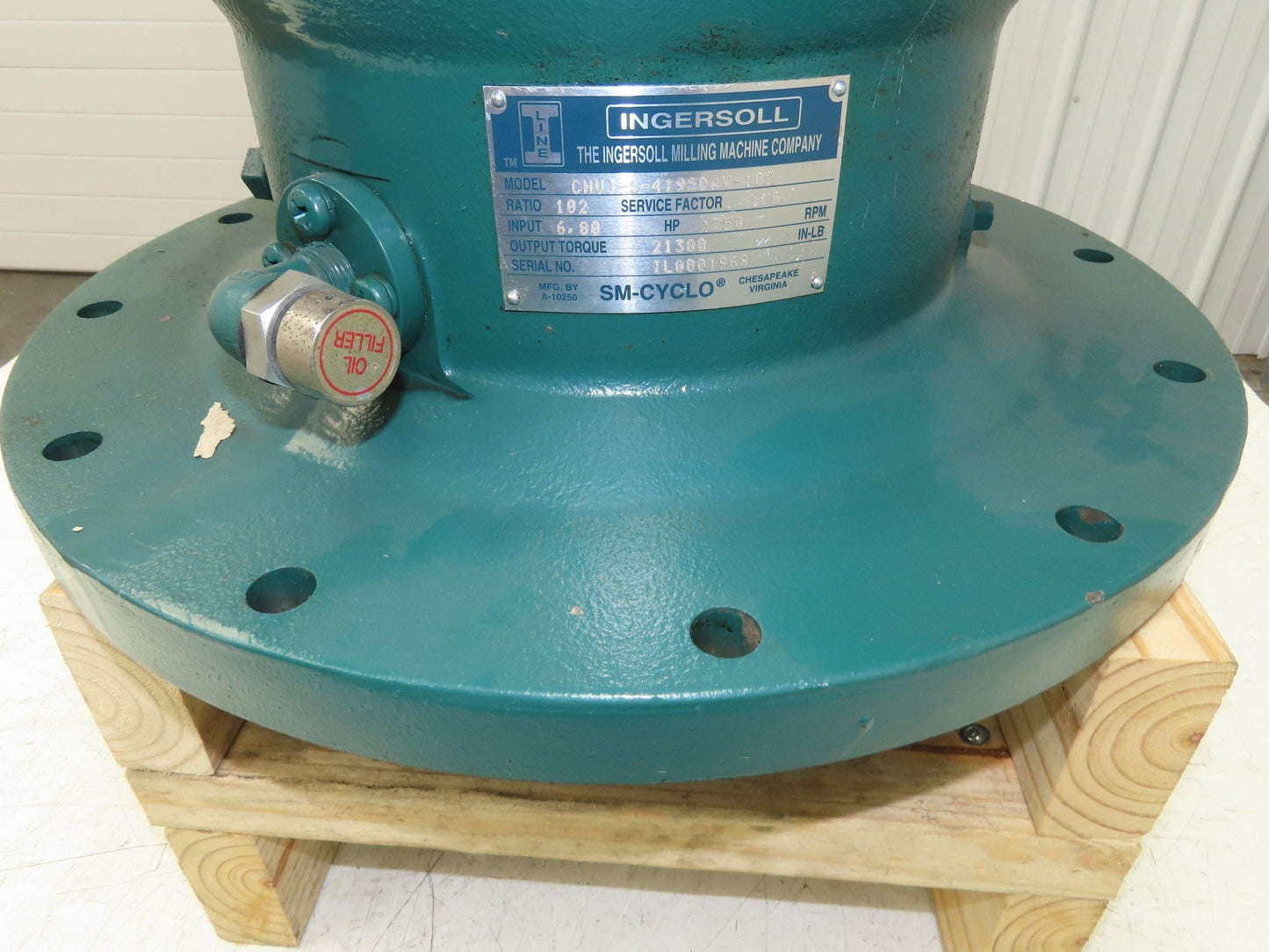 Sumitomo CHVJ IR SM-Cyclo Inline Gear Reducer 102:1 Ratio 17 RPM 21300In-Lb