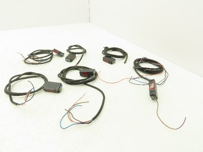 Keyence PZ-M51 Photoelectric Sensor Receiver 12-24vDC Lot of 6