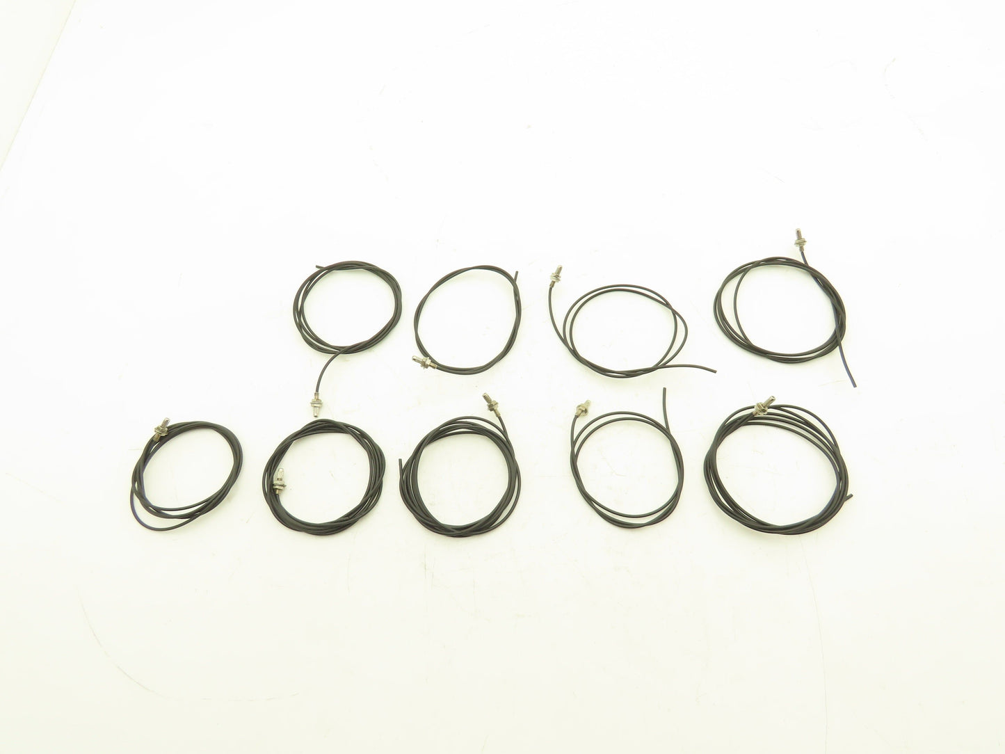 Keyence FU-77Y FU-77TZ Optical Fiber Cables Lot of 9