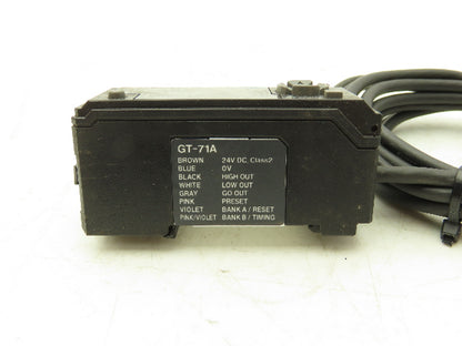 Keyence GT-71A Contact Sensors Amplifier 24vDC Lot 2
