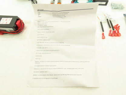 Speedshield Forklift FleetOnline Wireless Asset Tracking system Kit