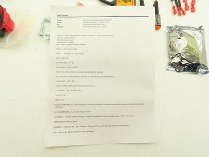 Speedshield Forklift FleetOnline Wireless Asset Tracking system Kit