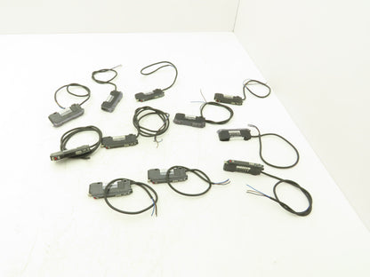 Keyence FS-V31 Fiber Optic Sensor Amplifier NPN 12-24vDC Lot of 11