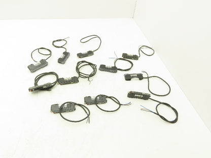 Keyence FS-V31 Fiber Optic Sensor Amplifier NPN 12-24vDC Lot of 11