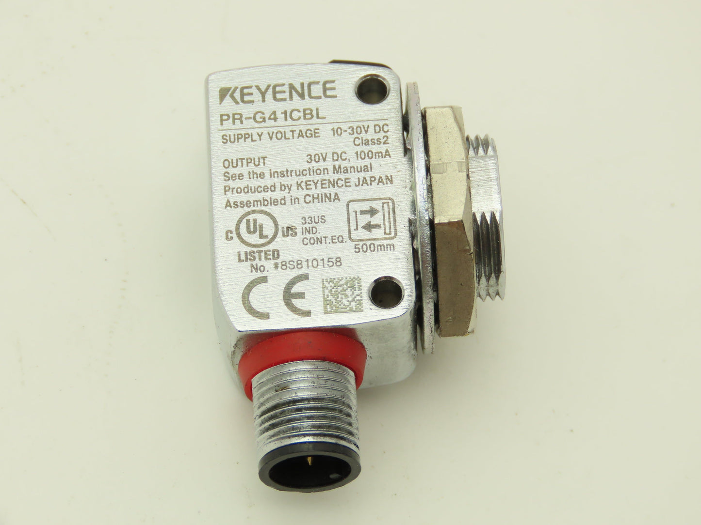 Keyence PR-G41CBL Photoelectric Sensor 10-30vDC 500mm