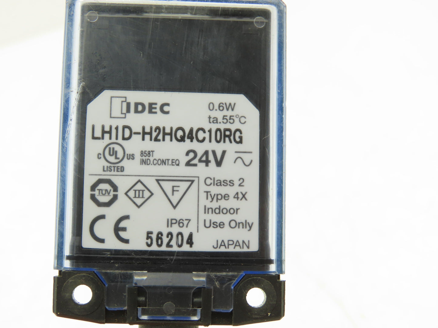 IDEC LH1D-H2HQ4C10RG Panel Surface Mount LED Spider Light 24vDC IP67 0.6W