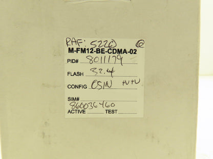 Speedshield M-FM12-BE-CDMA-01 FleetOnline Tracking System Operator Interface