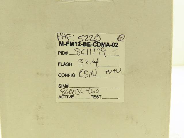 Speedshield M-FM12-BE-CDMA-01 FleetOnline Tracking System Operator Interface