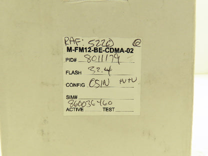 Speedshield M-FM12-BE-CDMA-01 FleetOnline Tracking System Operator Interface