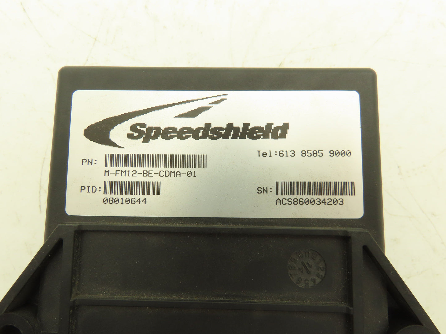 Speedshield M-FM12-BE-CDMA-01 FleetOnline Tracking System Operator Interface
