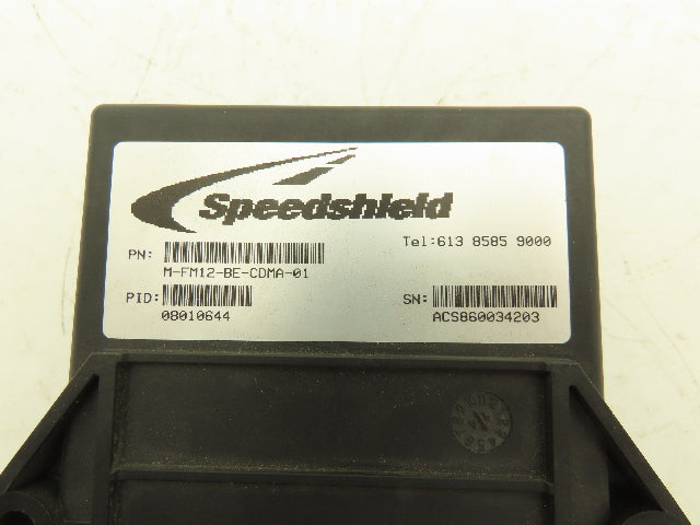 Speedshield M-FM12-BE-CDMA-01 FleetOnline Tracking System Operator Interface