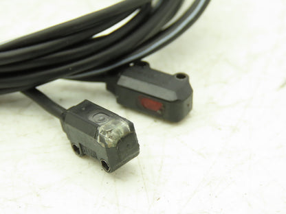 Omron E3T-ST12R Ultracompact Photoelectric Sensor Amplifier Through-Beam 1m NPN