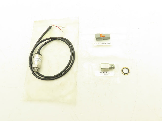 Speedshield L-P275-1 Forklift Pressure Transducer 3wire 1/4"BSPP 1/4"NPT adapter