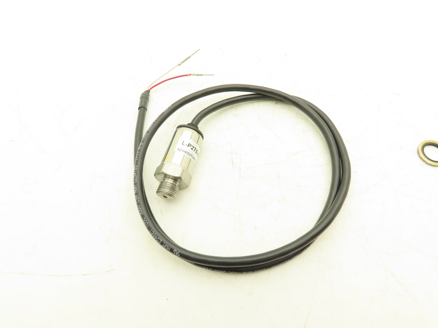 Speedshield L-P275-1 Forklift Pressure Transducer 3wire 1/4"BSPP 1/4"NPT adapter