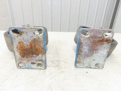 Phenolic Swiveling Caster Wheel 8x3" Black Lot of 2