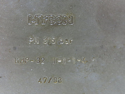 Hycon KHP-32-1114 Hydraulic Ball Valve 2-Way Manifold Mounted 5000 PSI 1-1/4"