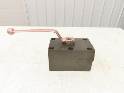 Hycon KHP-32-1114 Hydraulic Ball Valve 2-Way Manifold Mounted 5000 PSI 1-1/4"