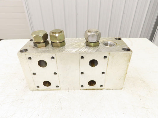 Daman E02294REVO Hydraulic 4-Station Aluminum Manifold Block DN32 1-1/4" SAE