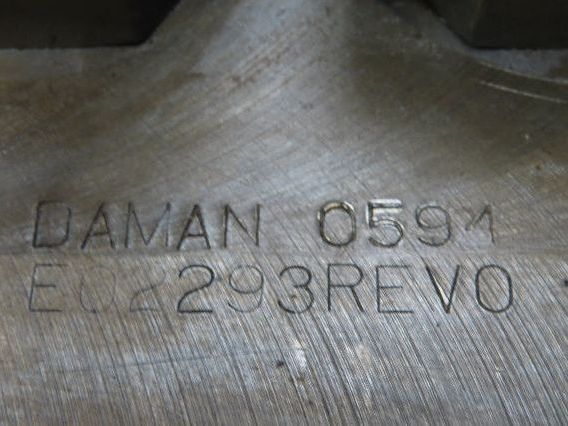 Daman E02293REV0 Hydraulic 4-Station Steel Manifold Block DN32 1-1/4" SAE