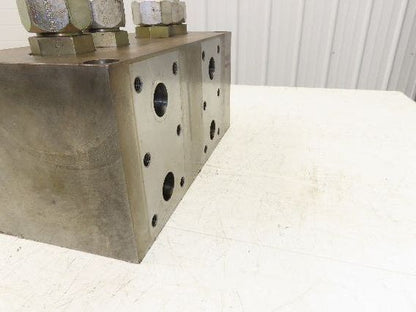 Daman E02293REV0 Hydraulic 4-Station Steel Manifold Block DN32 1-1/4" SAE