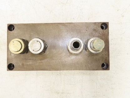 Daman E02293REV0 Hydraulic 4-Station Steel Manifold Block DN32 1-1/4" SAE