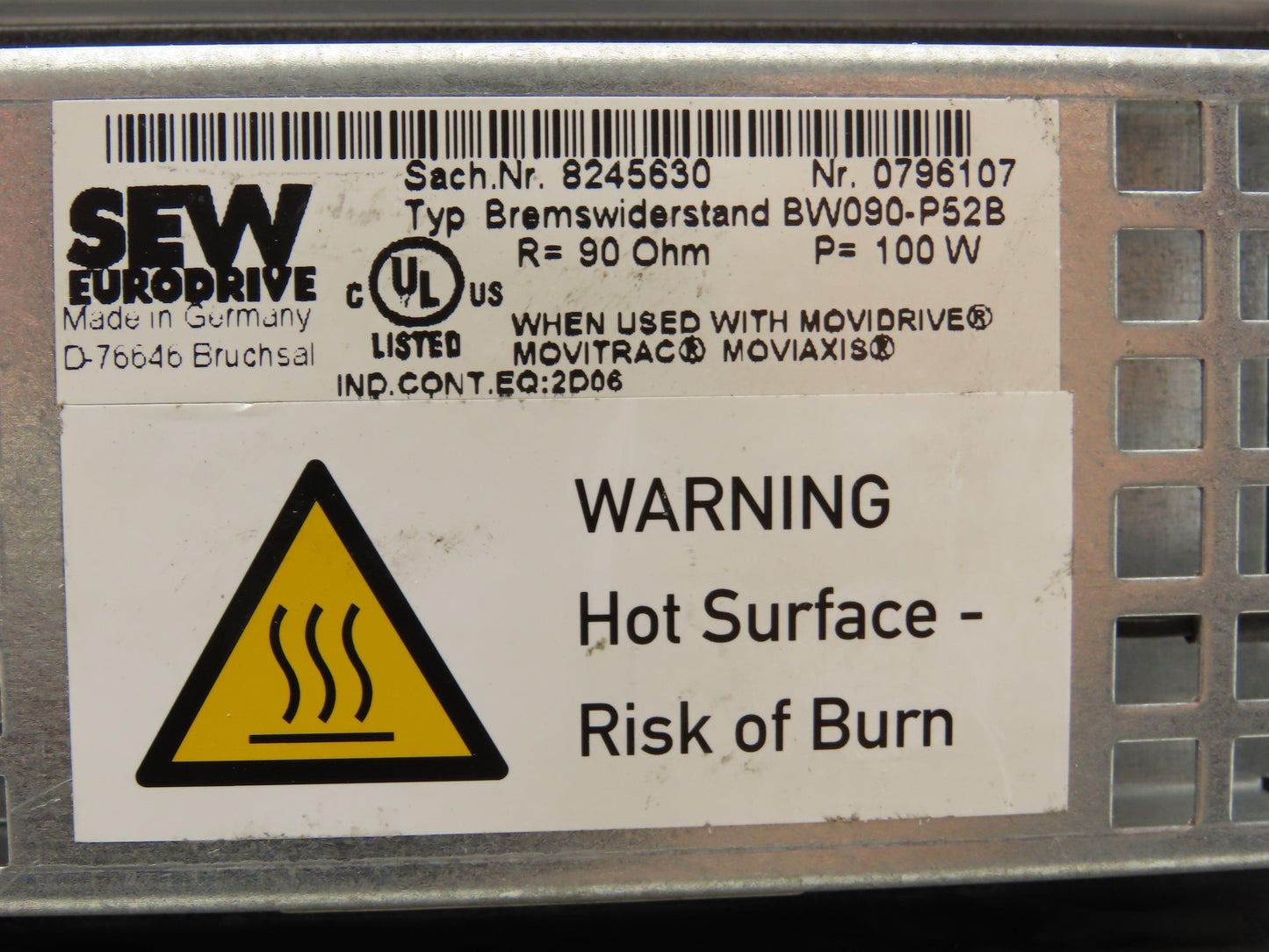 SEW-EuroDrive MDX61B0005-5A3-4-0T Movidrive Compact Servo Drive Inverter 500VA