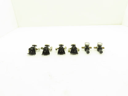 SMC G27-10-R1 | AR10-M5BG Regulator Gauge 1MPa 6mm Push Connector Lot of 6