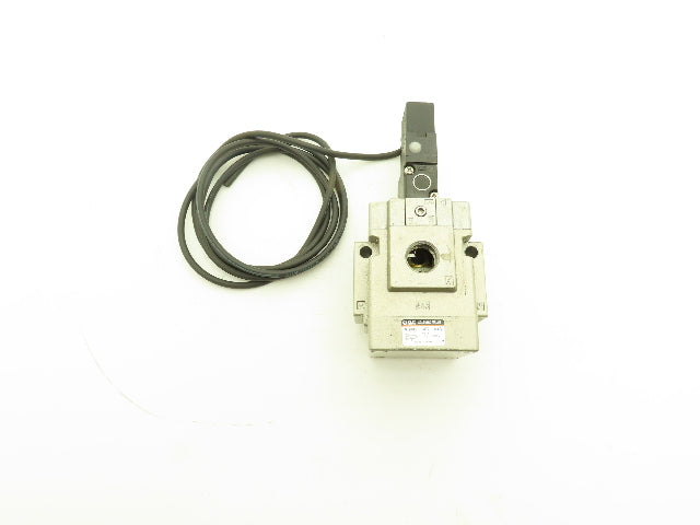 SMC VO307-5DZ | VG342-5DZ-04A 3 Port Pilot Solenoid Valve 24vDC Coil 1/2" NPT