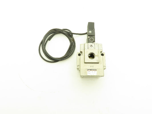 SMC VO307-5DZ | VG342-5DZ-04A 3 Port Pilot Solenoid Valve 24vDC Coil 1/2" NPT