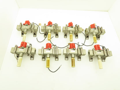 SMC Pneumatic Air Lockout Valve Body Pressure Gauge Assembly 3/4" NPT Lot of 8