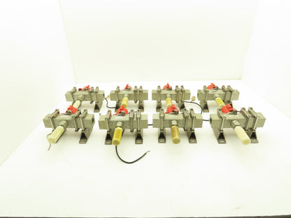 SMC Pneumatic Air Lockout Valve Body Pressure Gauge Assembly 3/4" NPT Lot of 8