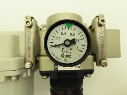 SMC Pneumatic Air Regulator Dryer Assembly 3/4" NPT AC60B-10G AF60-10-A AR60-10G