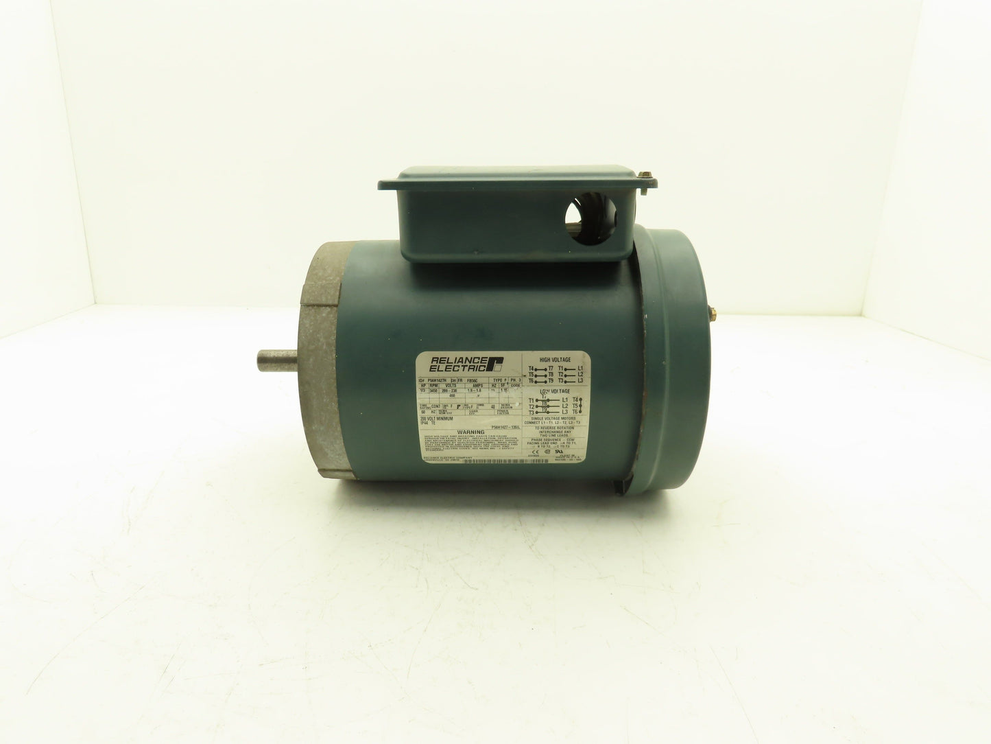Reliance Electric P56H1427H AC Motor 1/3Hp 3450rpm 208-230, 460v 3ph FB56C TE