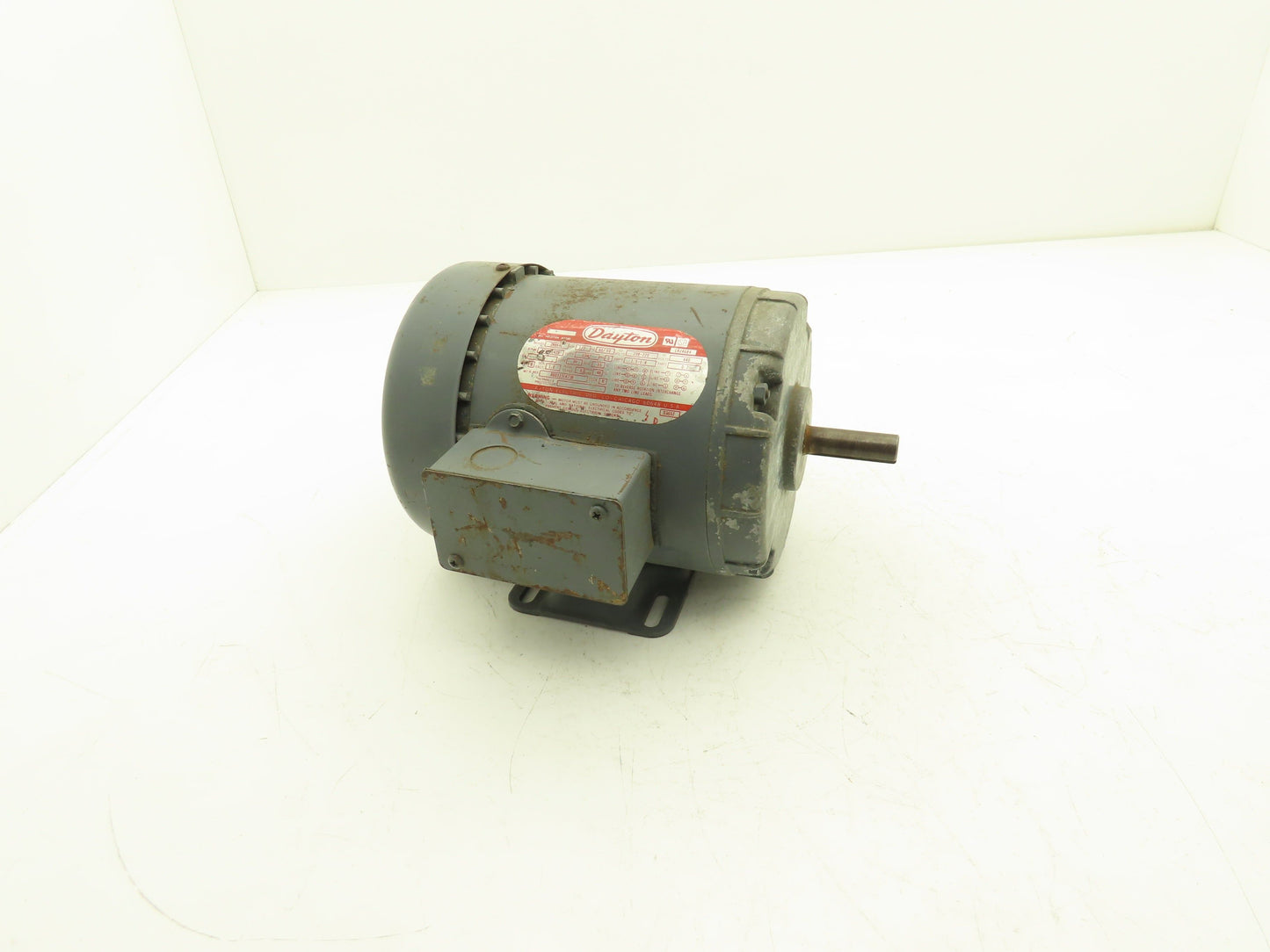 Dayton 2N864L AC Motor 1/3Hp 1725/1425rpm 208-220/440v 3ph D56 PF