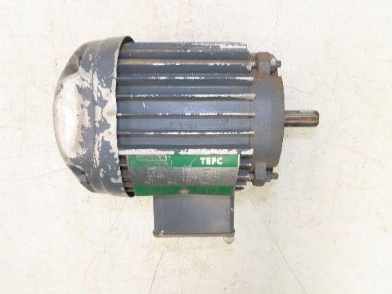 Lincoln T-3965 AC Motor 1.5Hp 3420rpm 230/460v 3ph 56C TEFC